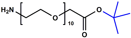 H2N-PEG10-CH2COOtBu