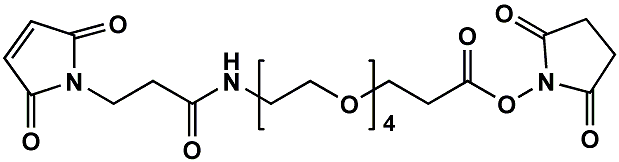 Maleimide-NH-PEG4-CH2CH2COONHS Ester