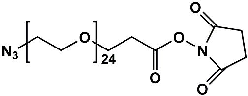 N3-PEG24- CH2CH2COONHS Ester