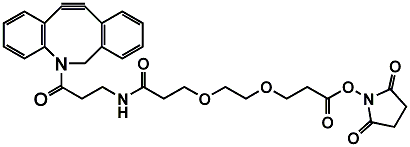 DBCO-NH-PEG1-CH2CH2COONHS ester