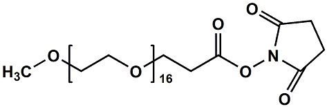 mPEG16-CH2CH2COONHS Ester