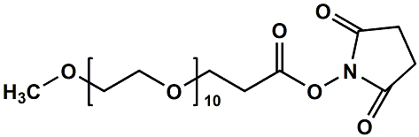 mPEG10-CH2CH2COONHS Ester